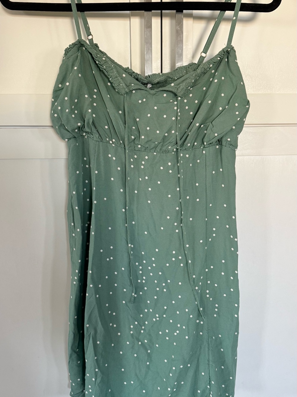 O’Neill dress polkadot green small